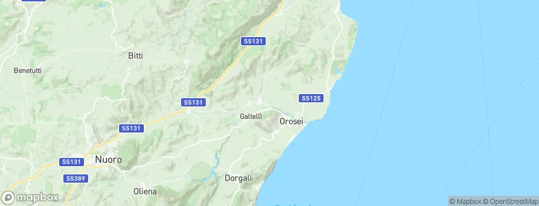 Onifai, Italy Map