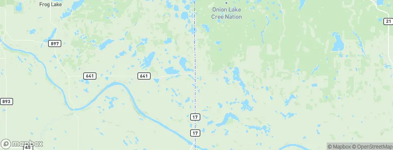 Onion Lake, Canada Map