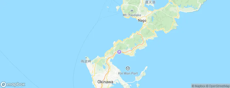 Onna, Japan Map