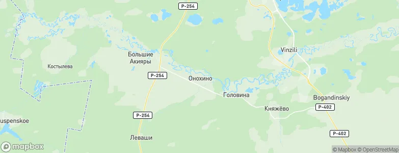 Onokhino, Russia Map