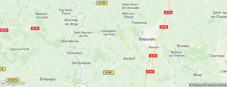 Ons-en-Bray, France Map