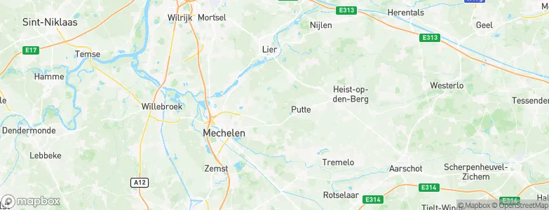 Onze-Lieve-Vrouw-Waver, Belgium Map