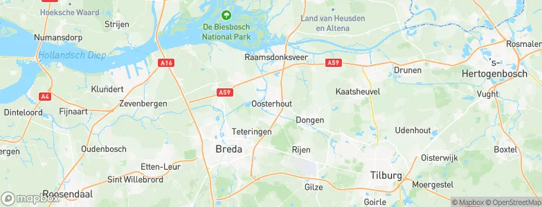Oosterhout, Netherlands Map