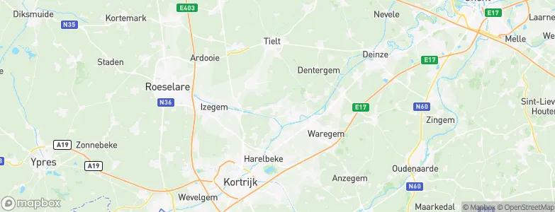 Oostrozebeke, Belgium Map