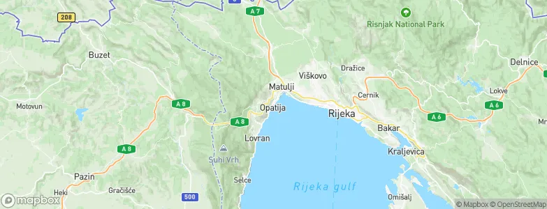 Opatija, Croatia Map
