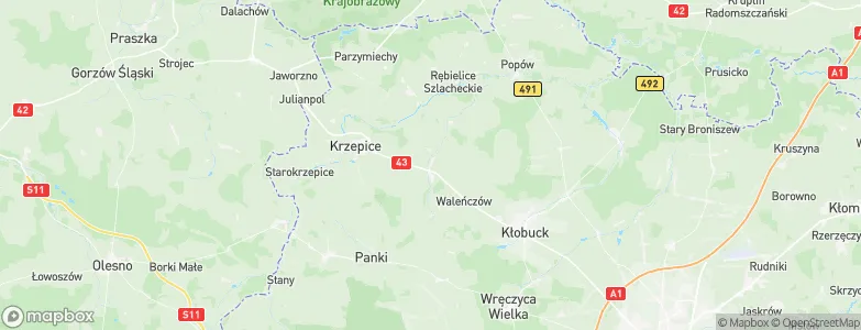 Opatów, Poland Map