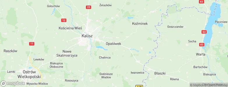 Opatówek, Poland Map