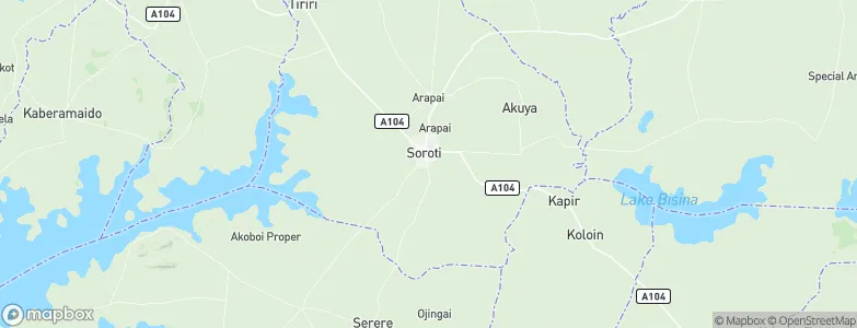 Opiyai, Uganda Map