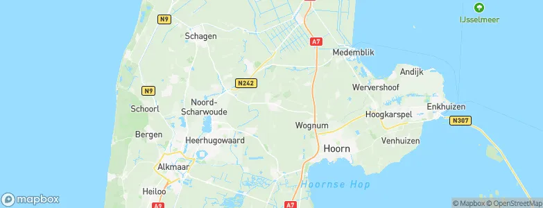 Opmeer, Netherlands Map
