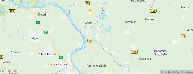 Opovo, Serbia Map