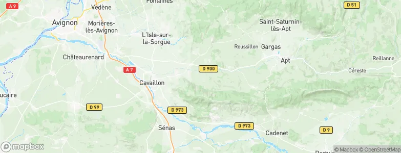 Oppède, France Map
