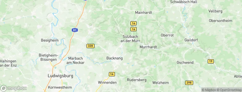 Oppenweiler, Germany Map
