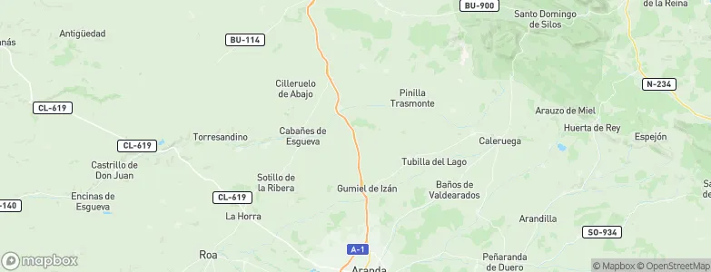 Oquillas, Spain Map