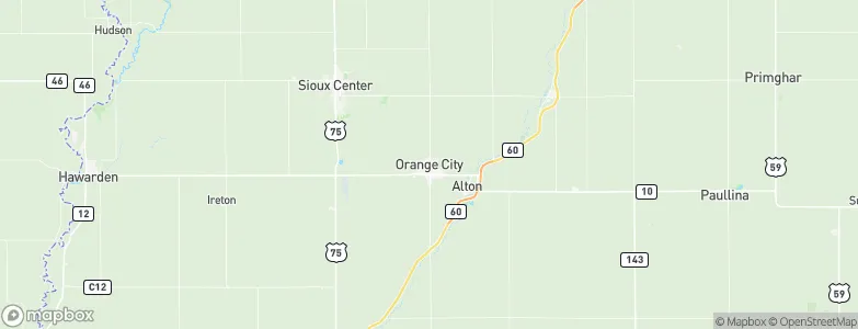 Orange City, United States Map