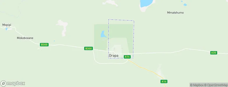 Orapa, Botswana Map