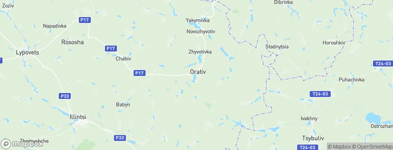 Orativ, Ukraine Map