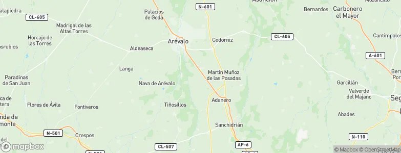 Orbita, Spain Map