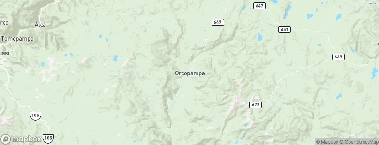 Orcopampa, Peru Map