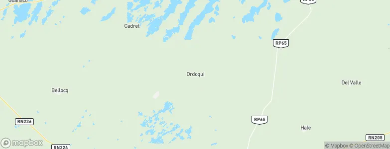 Ordoqui, Argentina Map