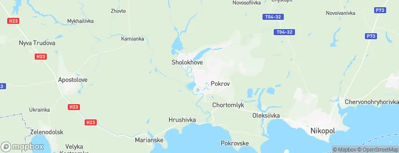 Ordzhonikidze, Ukraine Map