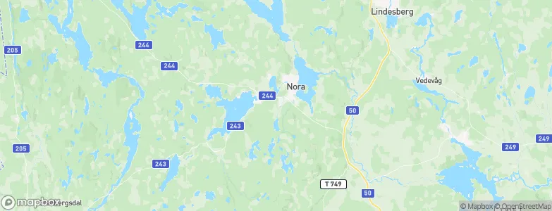 Örebro County, Sweden Map