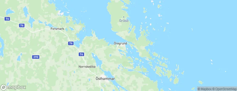 Öregrund, Sweden Map