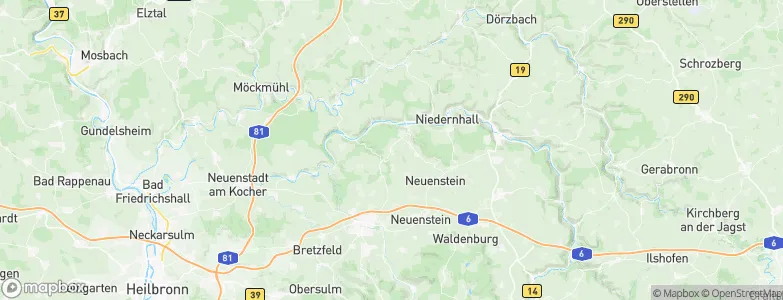 Orendelsall, Germany Map