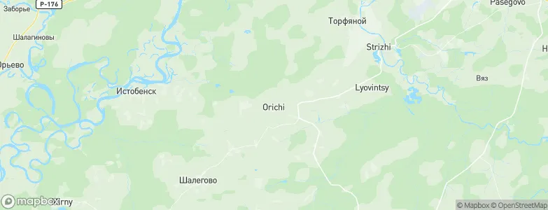 Orichi, Russia Map