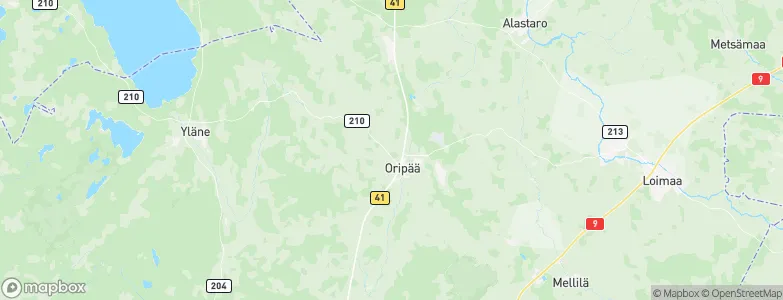Oripää, Finland Map