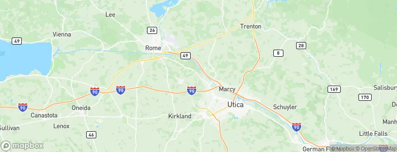 Oriskany, United States Map