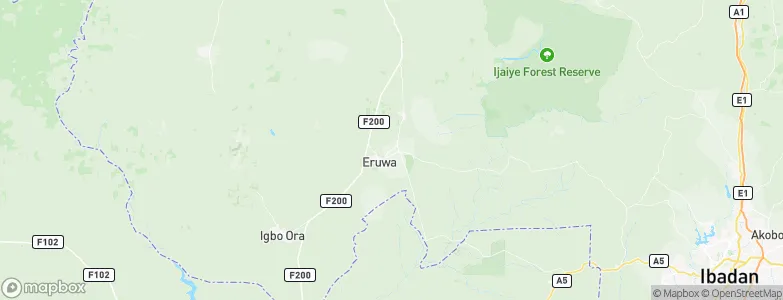 Orita Eruwa, Nigeria Map