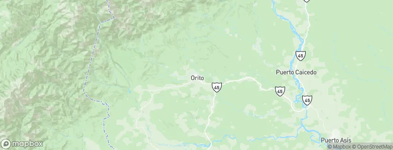 Orito, Colombia Map
