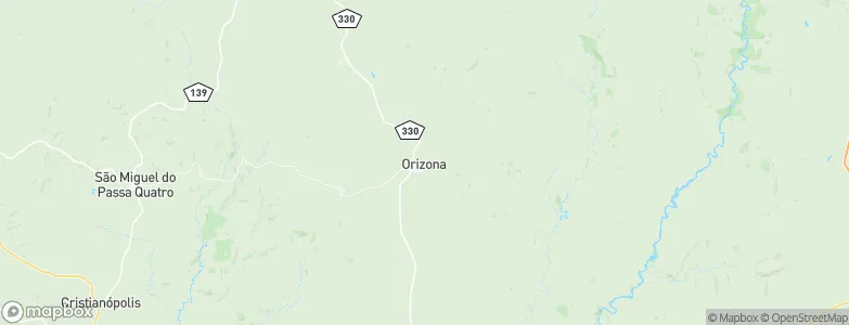 Orizona, Brazil Map