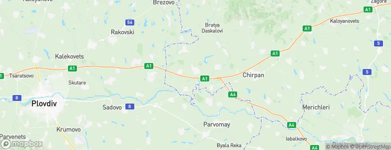 Orizovo, Bulgaria Map