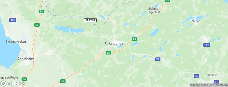 Örkelljunga, Sweden Map