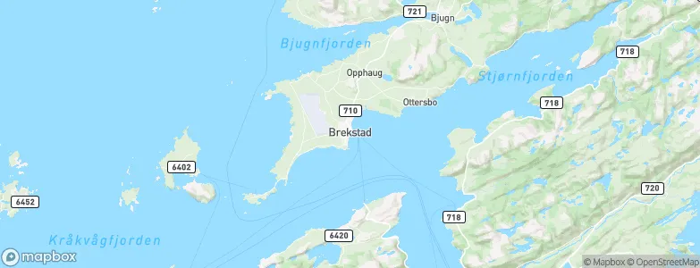 Ørland, Norway Map