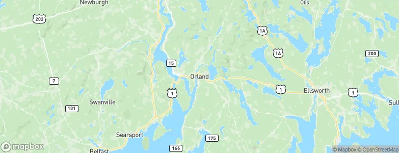 Orland, United States Map