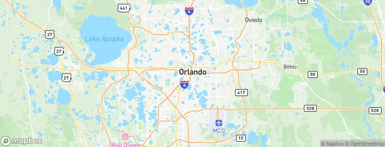 Orlando, United States Map