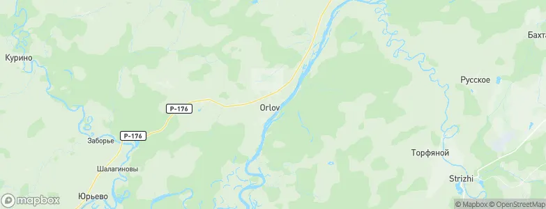 Orlov, Russia Map