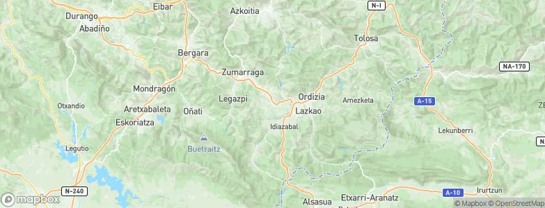 Ormaiztegi, Spain Map