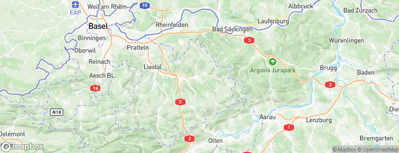 Ormalingen, Switzerland Map