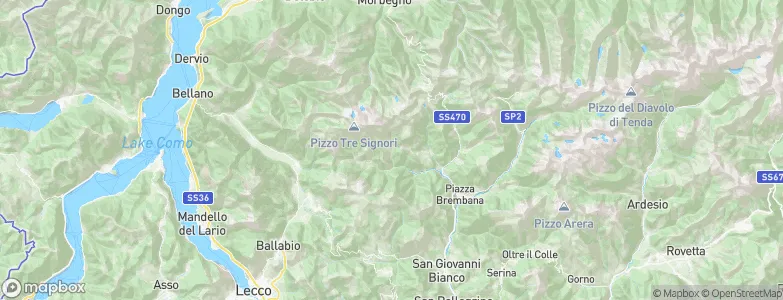 Ornica, Italy Map
