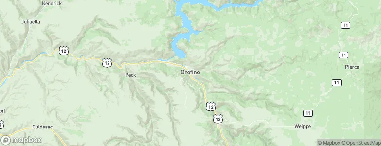 Orofino, United States Map