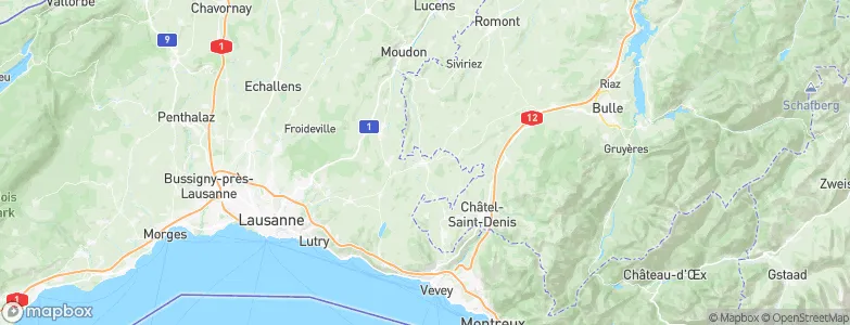 Oron-la-Ville, Switzerland Map
