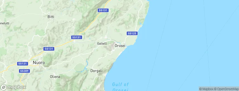 Orosei, Italy Map