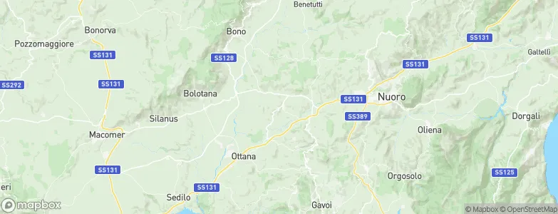 Orotelli, Italy Map