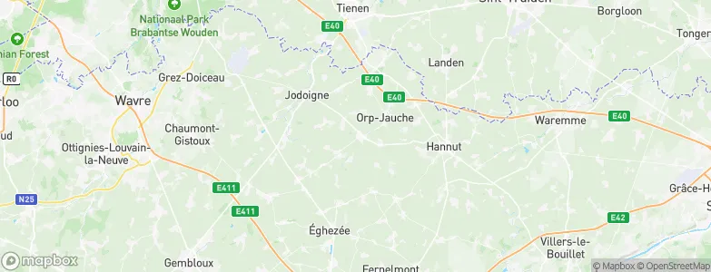 Orp-Jauche, Belgium Map