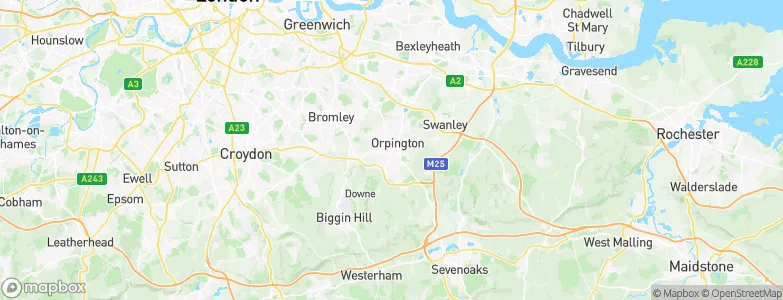 Orpington, United Kingdom Map