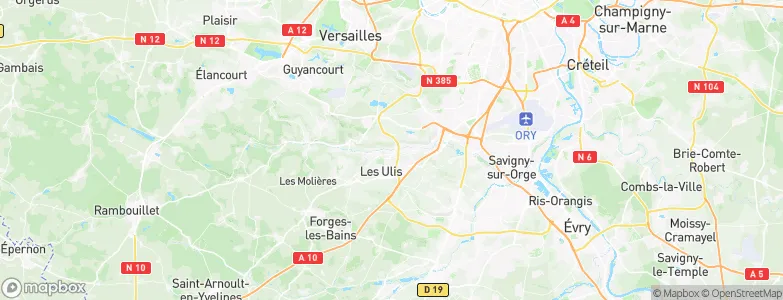 Orsay, France Map