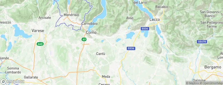 Orsenigo, Italy Map